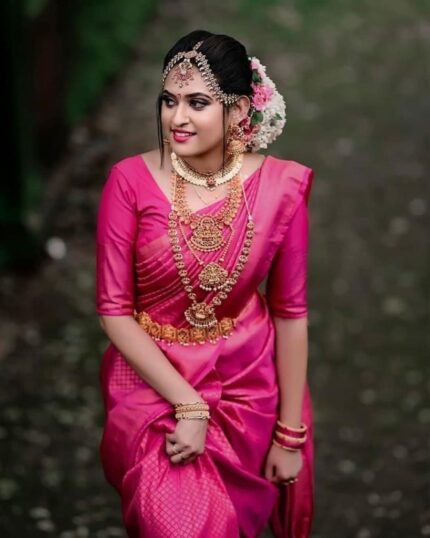 Beautiful Pink Saree